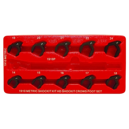Lock Technology Metric Shockit Crows Foot Set LTILT1910